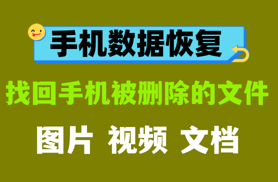 [手机数据恢复神器APP] 恢复被误删除的图片视频文档